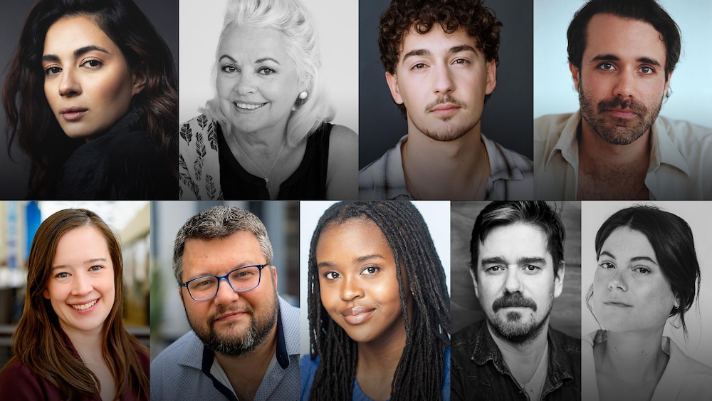 Radio-Canada Mosaïque de 9 comédiens et comédiennes de la saison 2 de Malgré moi.