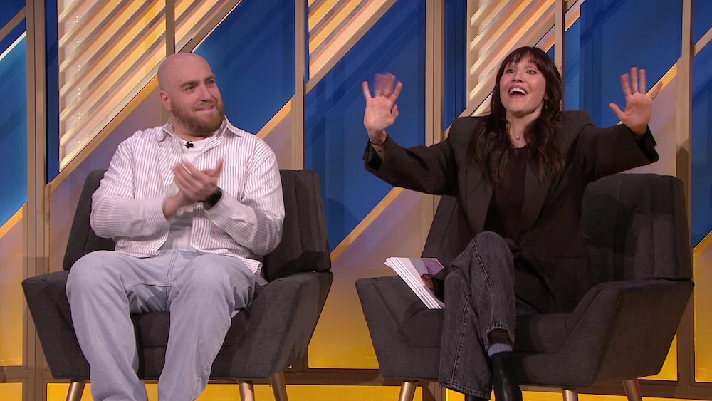 Phil Roy et Bianca Gervais prennent place sur le plateau de Question de jugement.