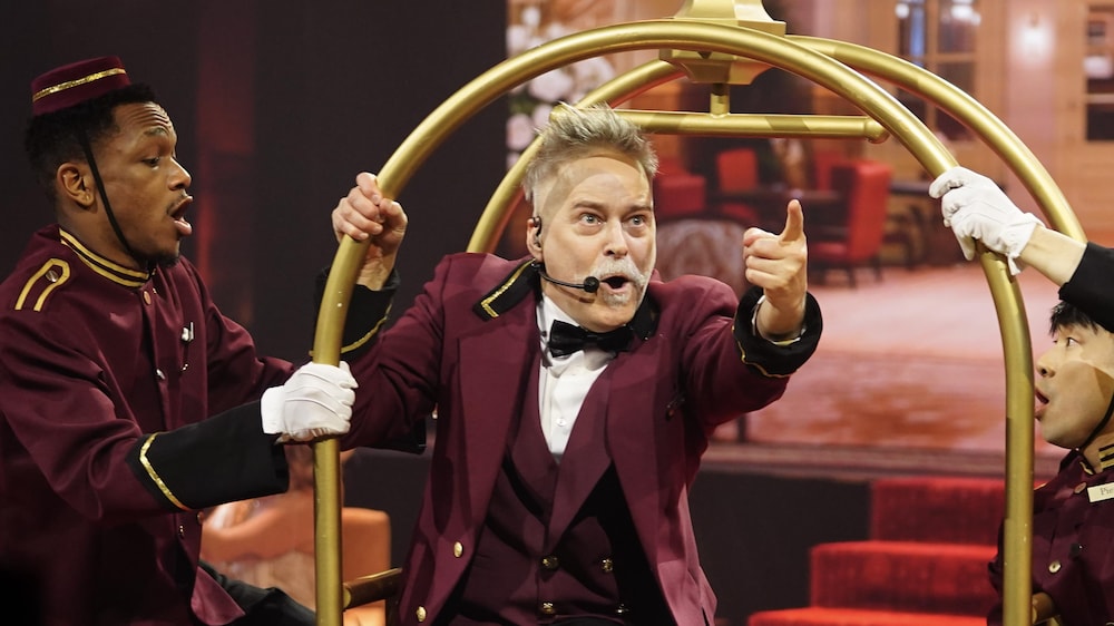 Daniel Parent sur le plateau.