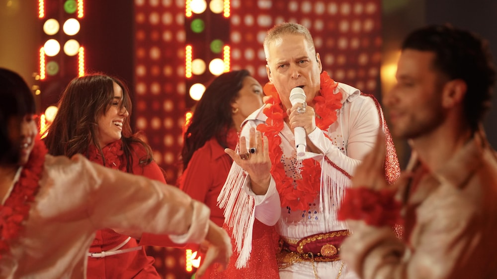 Daniel Parent sur le plateau.
