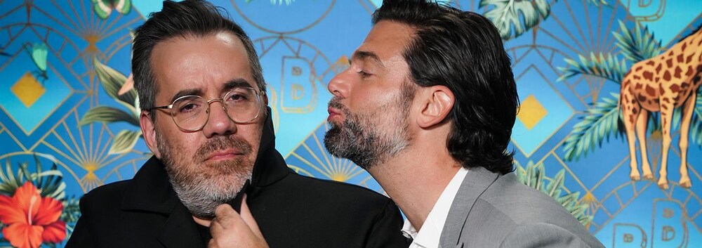 Jean-Sébastien Girard et Jean-Philippe Wauthier s'apprécient avant le tournage de Bonsoir bonsoir!