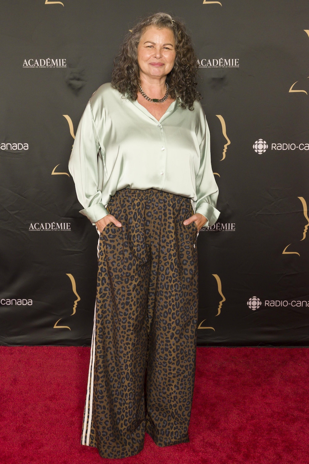 Dominique Pétin sur le tapis rouge - Gala des 41es prix Gémeaux