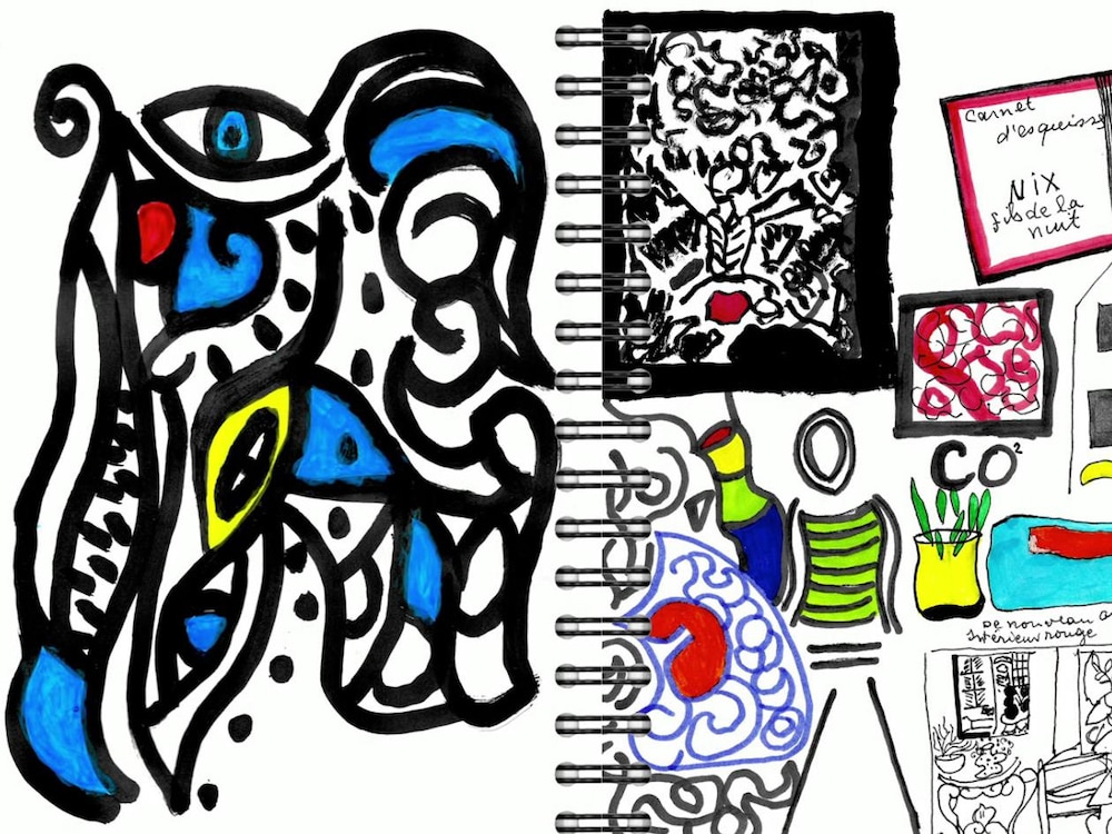 Les Éditions du Boréal Pages de cahier dessiné.