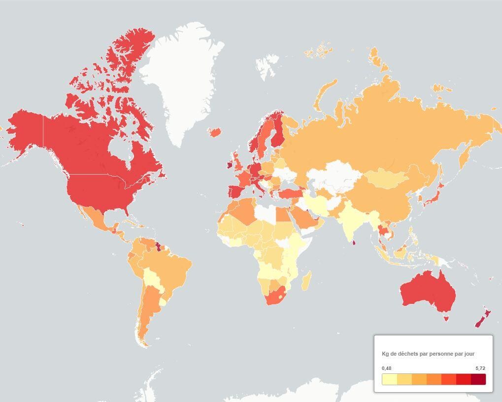 Où Produit On Le Plus De Déchets La Réponse En Carte Les