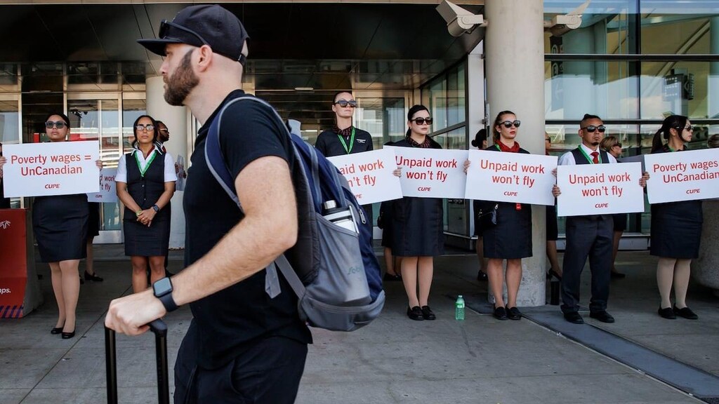 Air Canada says negotiations with flight attendants’ union are at ...
