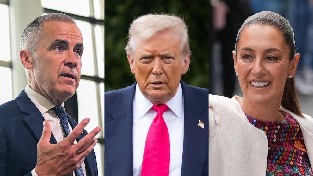Carney, Trump y Sheinbaum acordaron "seguir trabajando juntos" | Radio-Canada.ca