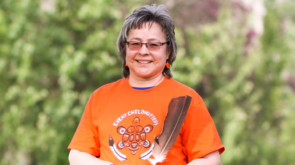 橙衫日（Orange Shirt Day）的創始人韋伯斯特德（Phyllis Webstad）。