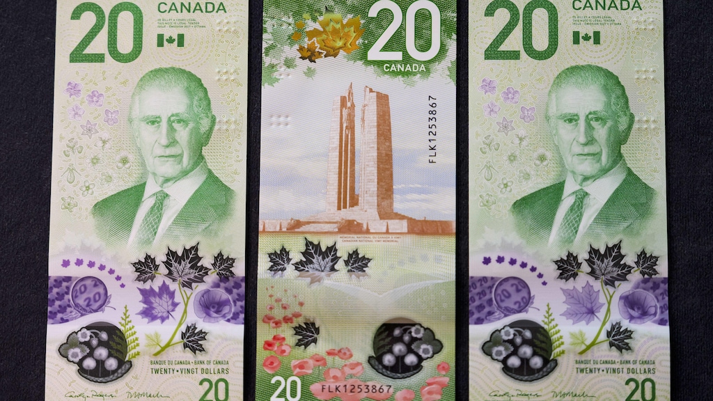 Bank of Canada unveils new vertical $20 bill featuring King Charles ...