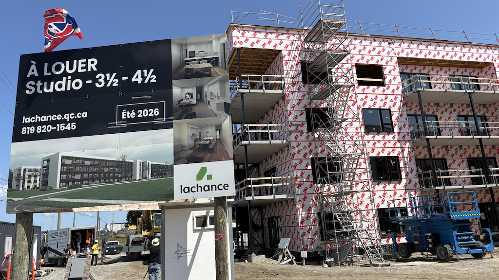 Obra de construcción de un edificio de viviendas.