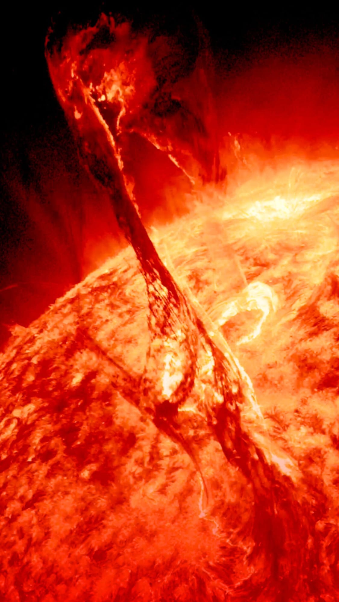 Une éruption solaire captée par le Solar Dynamics Observatory de la NASA en août 2012.