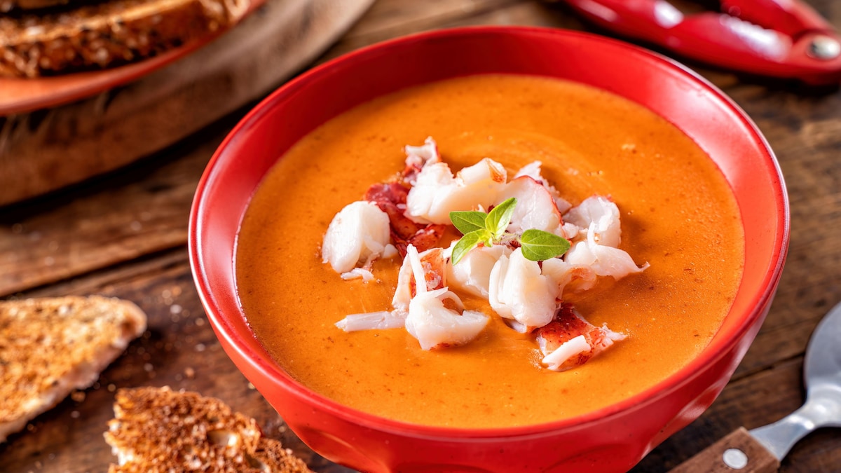 Bisque de homard de base Mordu