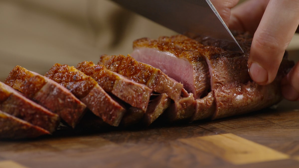 La cuisson du magret de canard Mordu