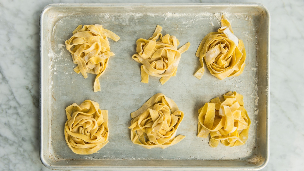 Tagliatelles maison (sans machine électrique) | Mordu