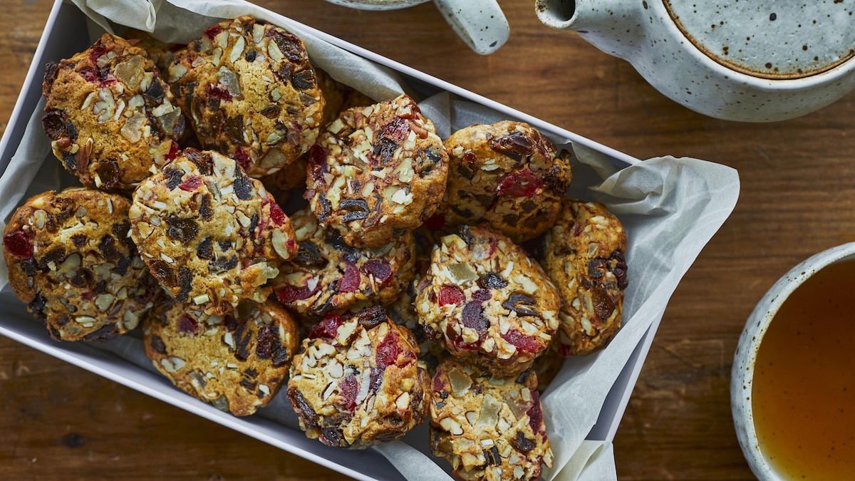 Biscuits façon gâteau aux fruits | Savourer