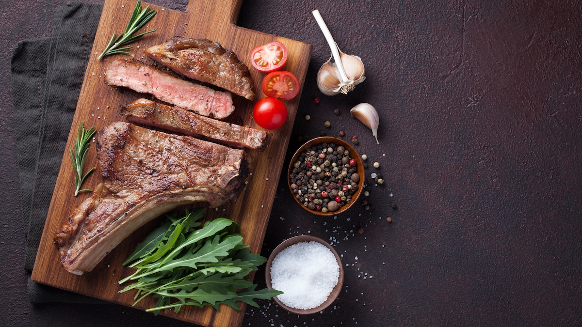 Entrecôte grillée, sauce moutarde Mordu