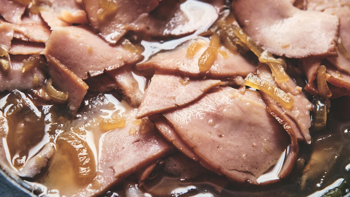 Jambon braisé à l’érable et au gingembre Mordu