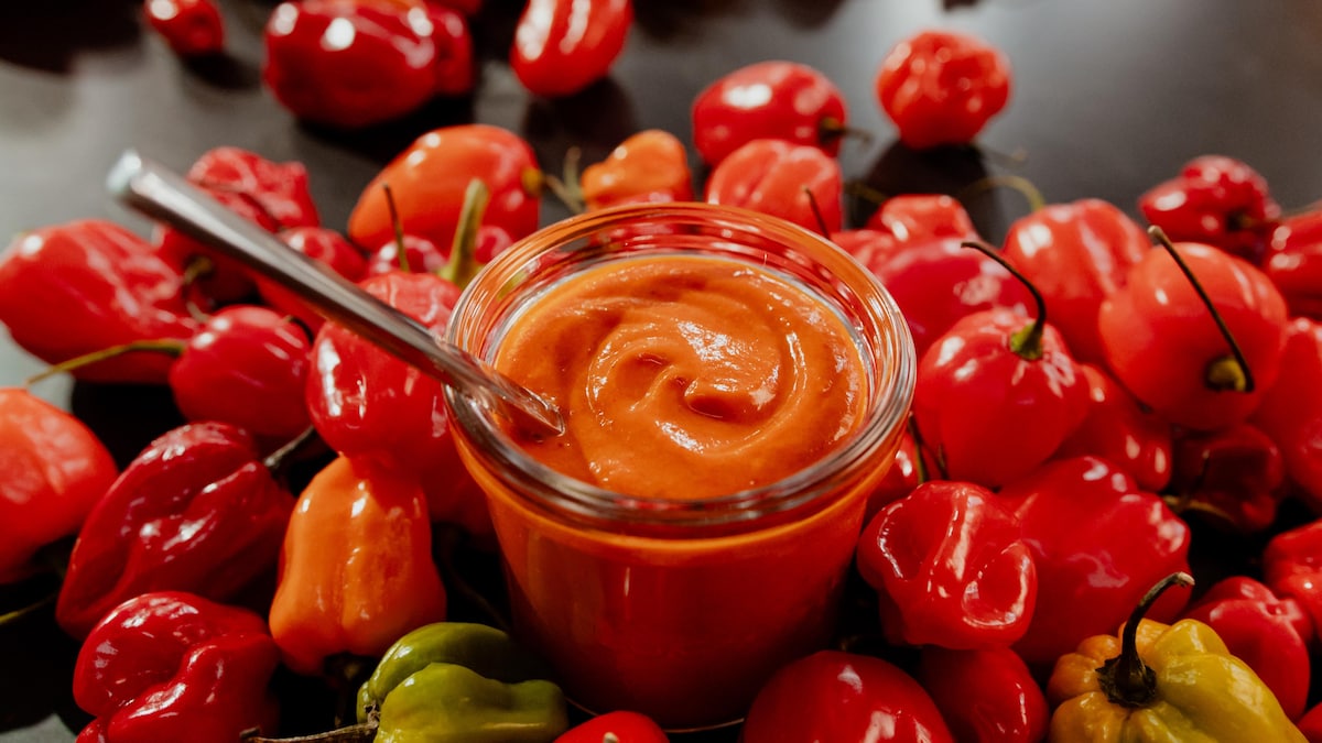 Sauce piquante aux piments habaneros Mordu