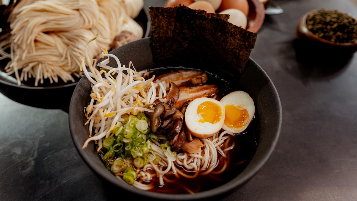 Soupe ramen au flanc de porc | 5 chefs dans ma cuisine