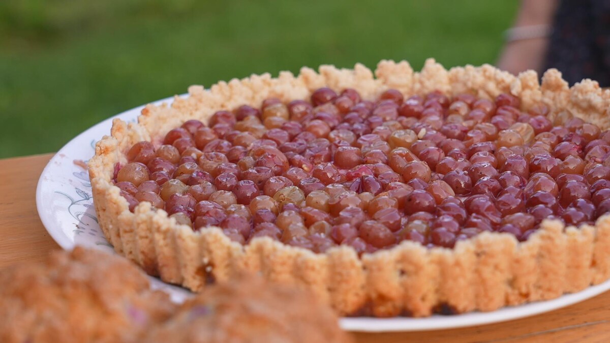 Tarte Aux Raisins Frais | Mordu