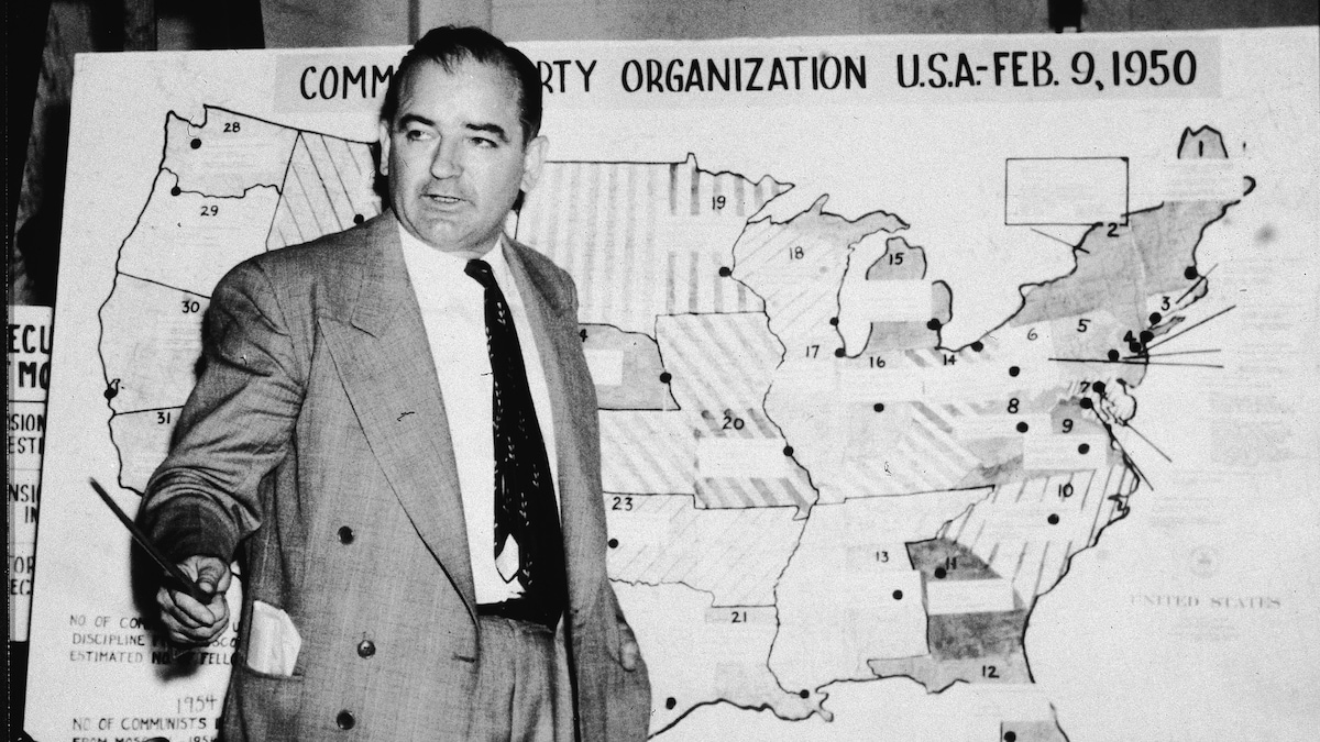 Joseph McCarthy et sa vaste chasse aux communistes