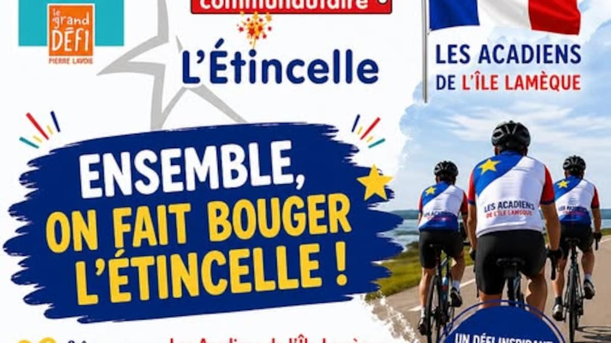 Les Acadiens de l’Île Lamèque relèvent le Grand défi Pierre Lavoie