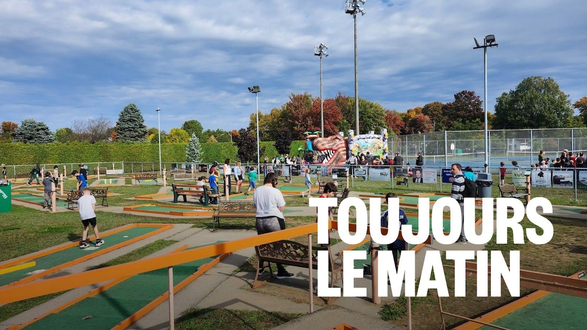 Propriétaire d’un minigolf depuis 30 ans