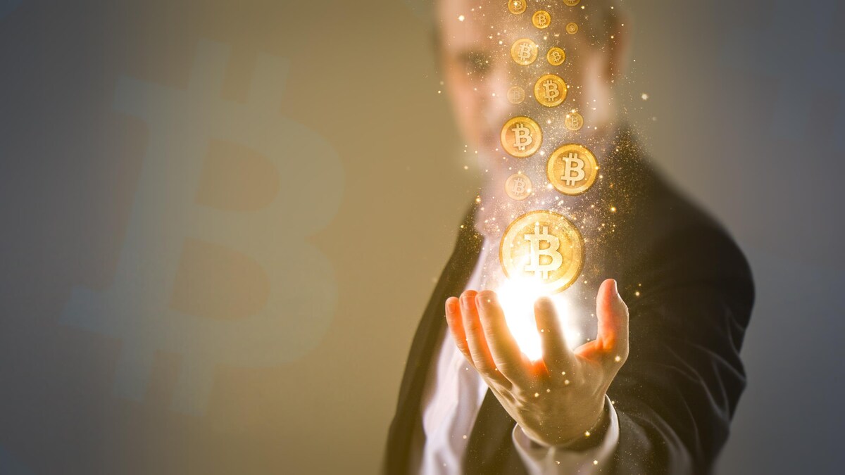 Des Bitcoins.