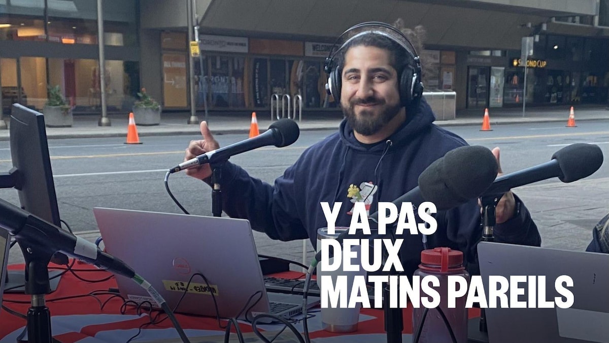 L’animateur Nicolas Haddad dit au revoir à son micro