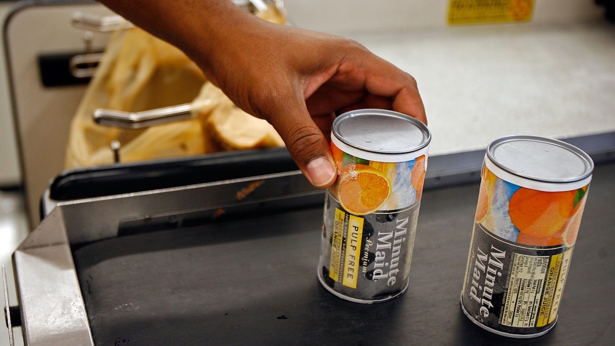 Le retour du jus congelé dans les supermarchés