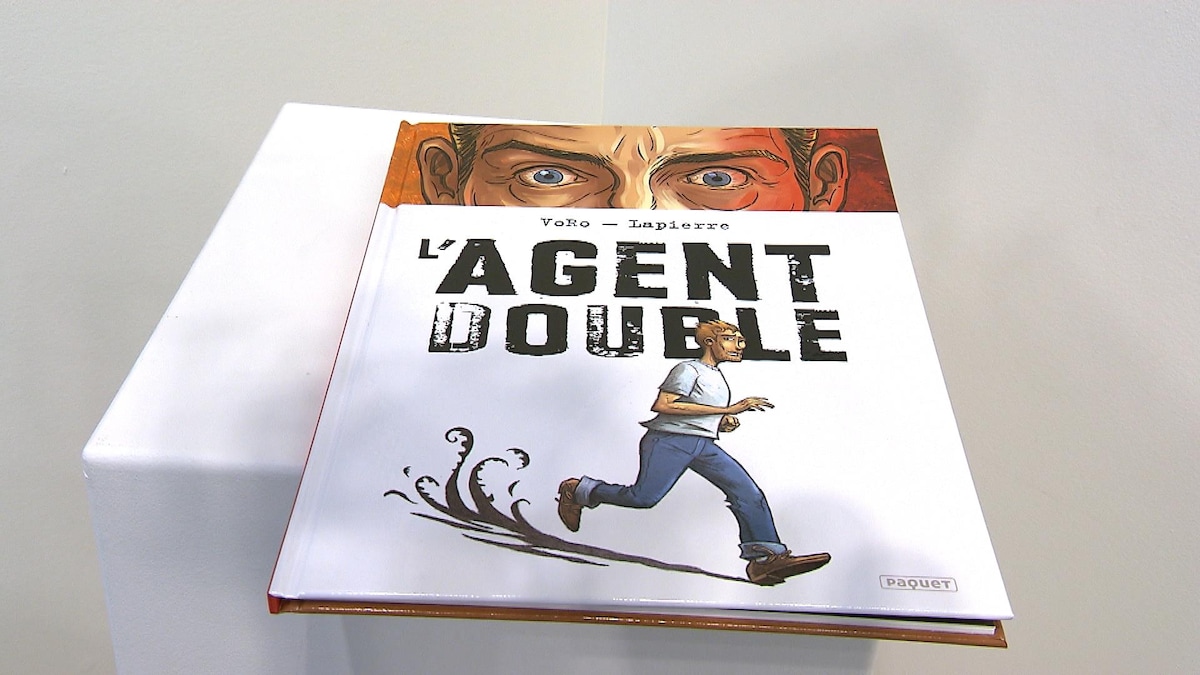 La couverture de la bande dessinée « L'agent double ».
