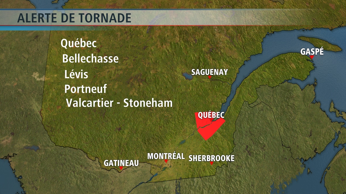 Les alertes de tornade expliquées par Environnement Canada Le