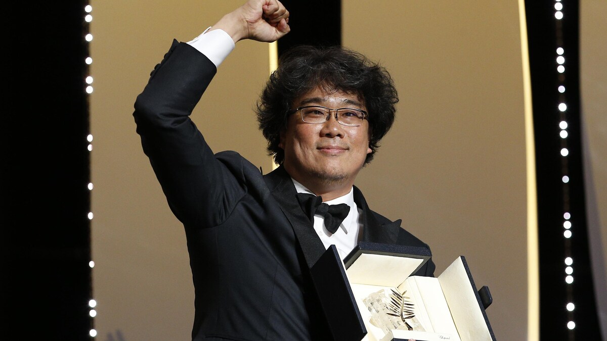Le réalisateur Bong Joon-ho a remporté la Palme d'or pour son film <em>Parasite</em>.