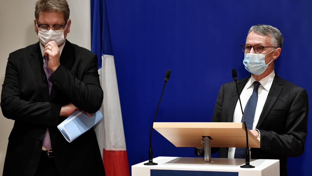 Le procureur en conférence de presse.