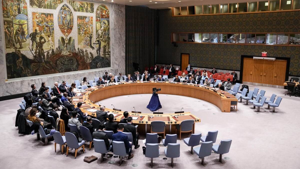 Une réunion du Conseil de sécurité des Nations Unies.