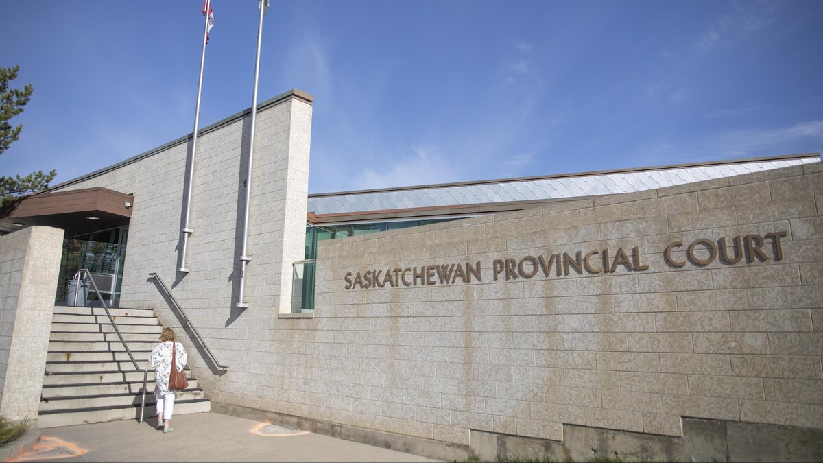 La cour provinciale de la Saskatchewan à Prince Albert le 13 mai 2021.