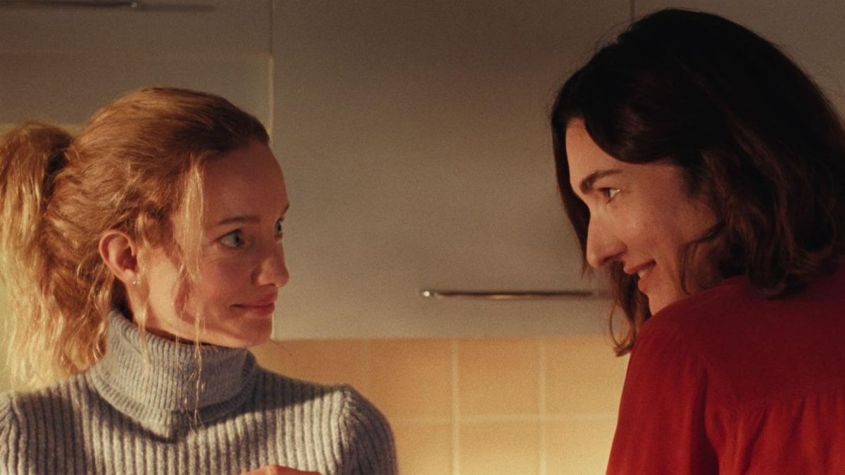 Laurence Leboeuf and Karine Gonthier-Hyndman in the film “Two Women in Gold” by Chloé Robichaud, which had its world premiere at Sundance.