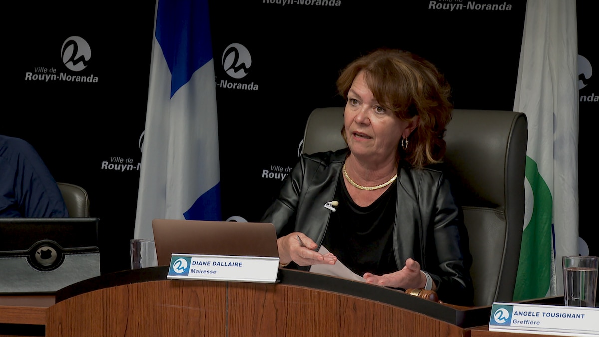 La mairesse de Rouyn-Noranda, Diane Dallaire.