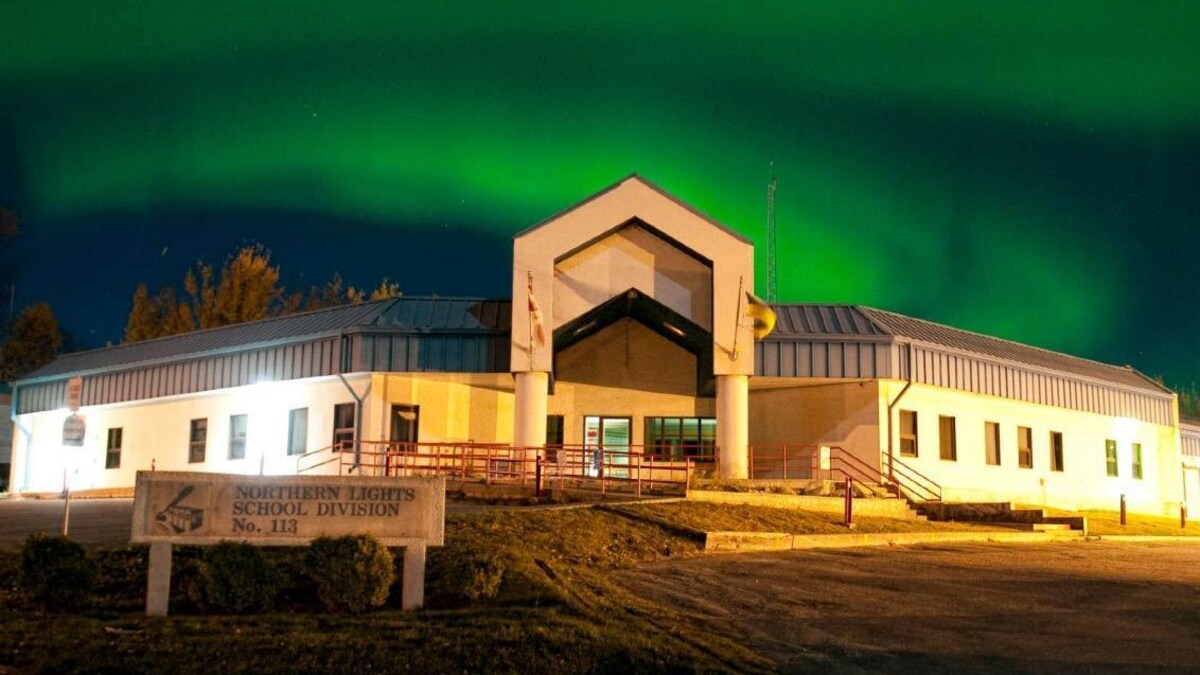 Le bâtiment de la Division scolaire Northern Lights.