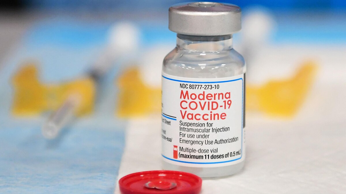 Une dose du vaccin Moderna.