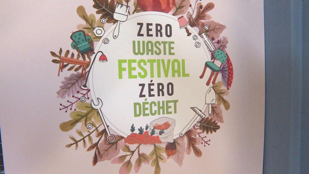 L'affiche du festival Zéro Déchet. 