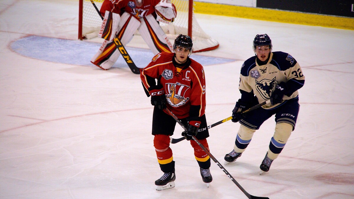 Le capitaine Gabriel Fortier porte le numéro 9 avec le Drakkar de Baie-Comeau
