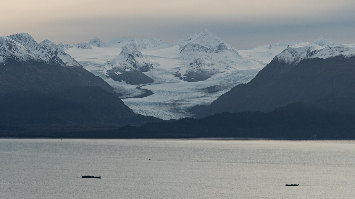 Le glacier Grewingk, près d'Homer en Alaska, fond depuis des années. 