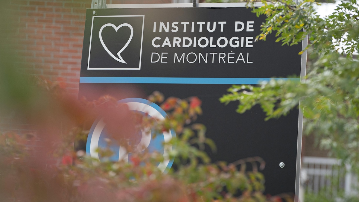 Panneau de l'Institut de cardiologie de Montréal.