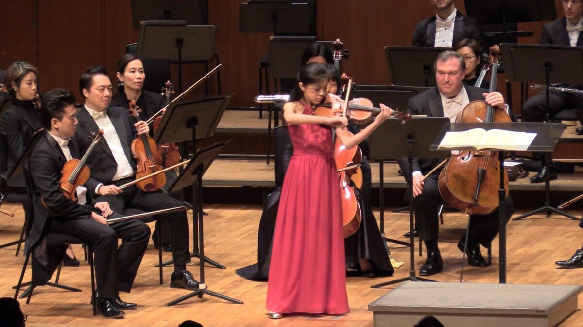 La jeune violoniste prodige Hannah Tam
