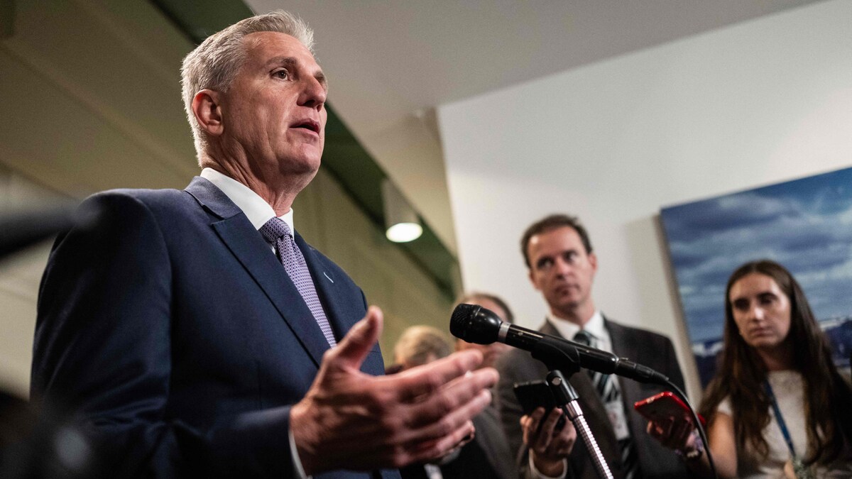 Le président de la Chambre des représentants américaine, Kevin McCarthy.