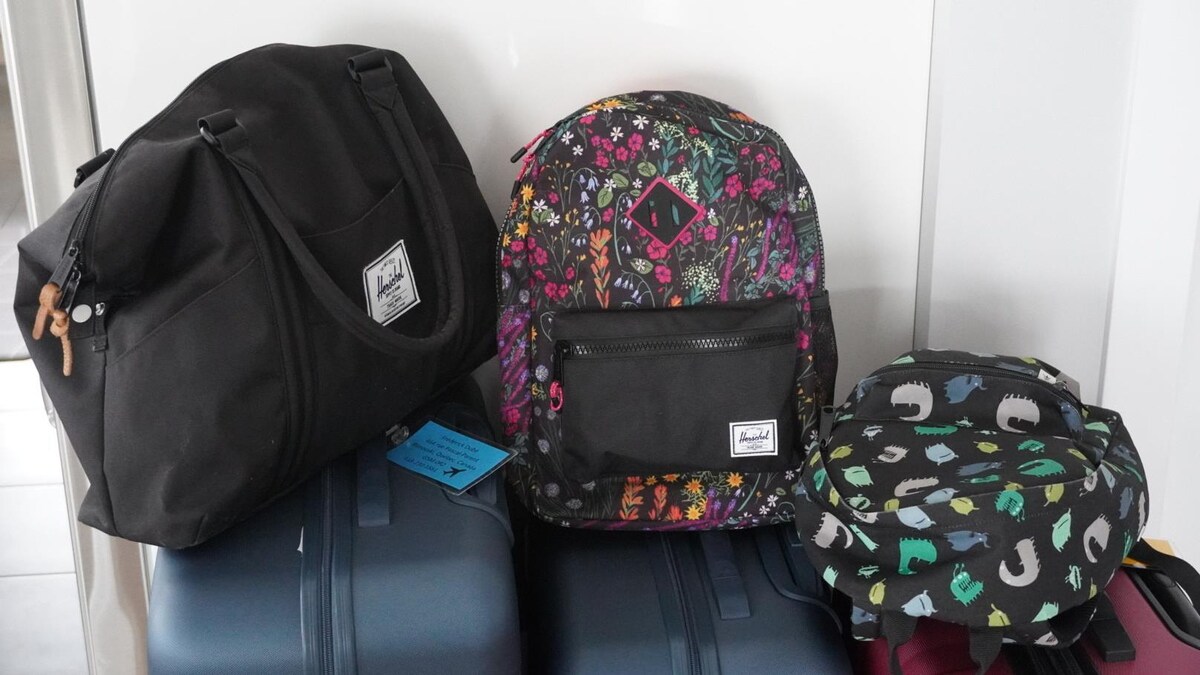 Des valises et des sacs de voyage.