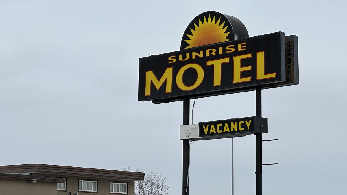 Le Motel Sunrise à Regina, en Saskatchewan, le 15 novembre 2023.