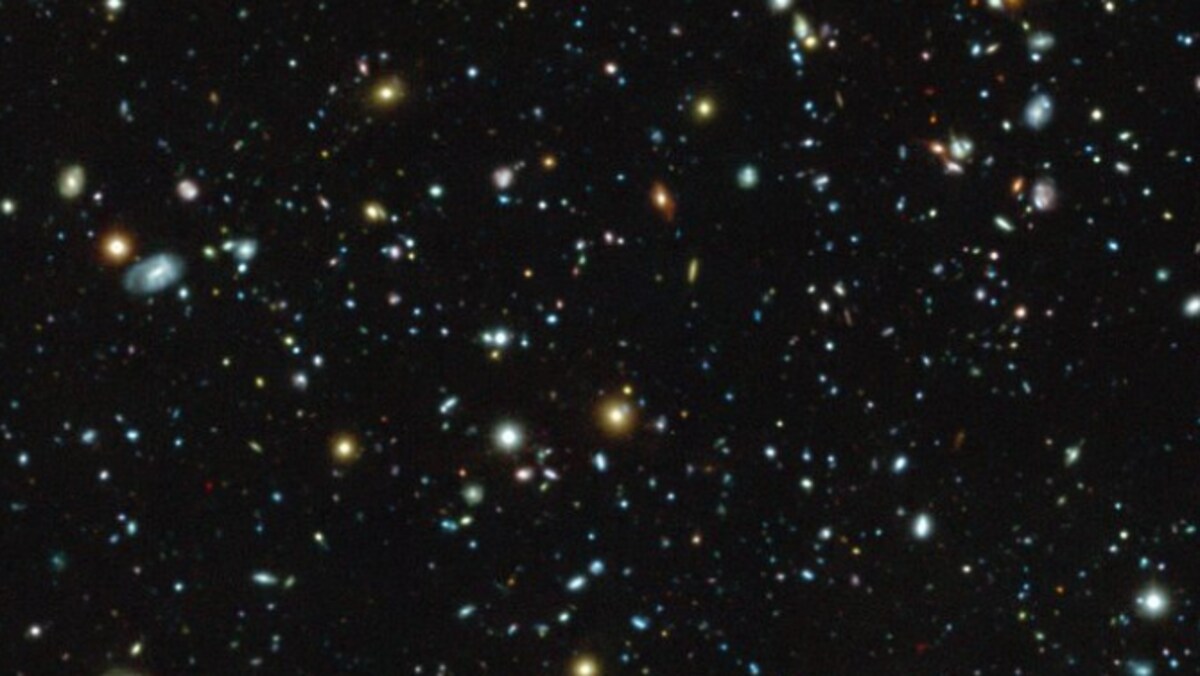 Le champ ultraprofond de Hubble vu par MUSE, le Multi Unit Spectroscopic Explorer.