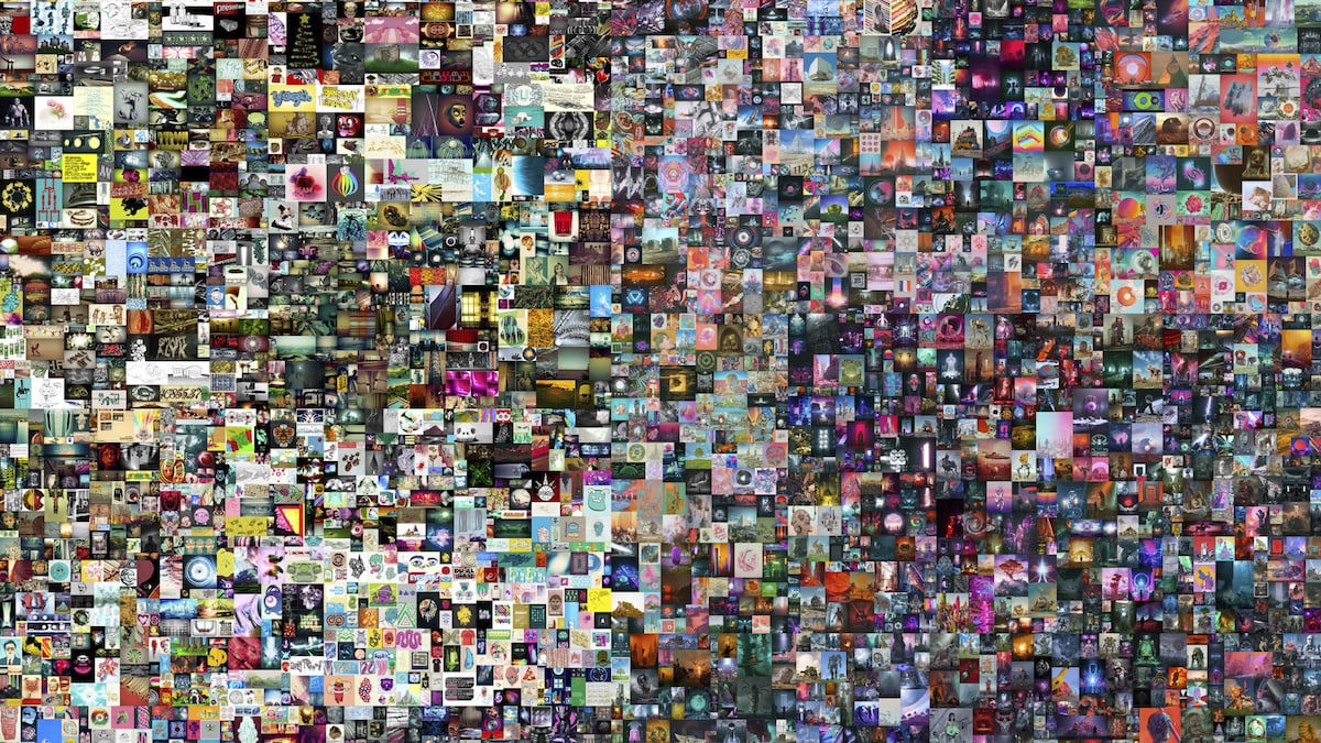 Un collage photographique de 5000 différentes images ou animations.