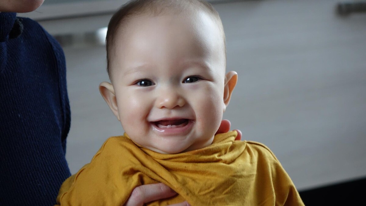 Le petit Octave, 7 mois, est le fils de deux médecins.